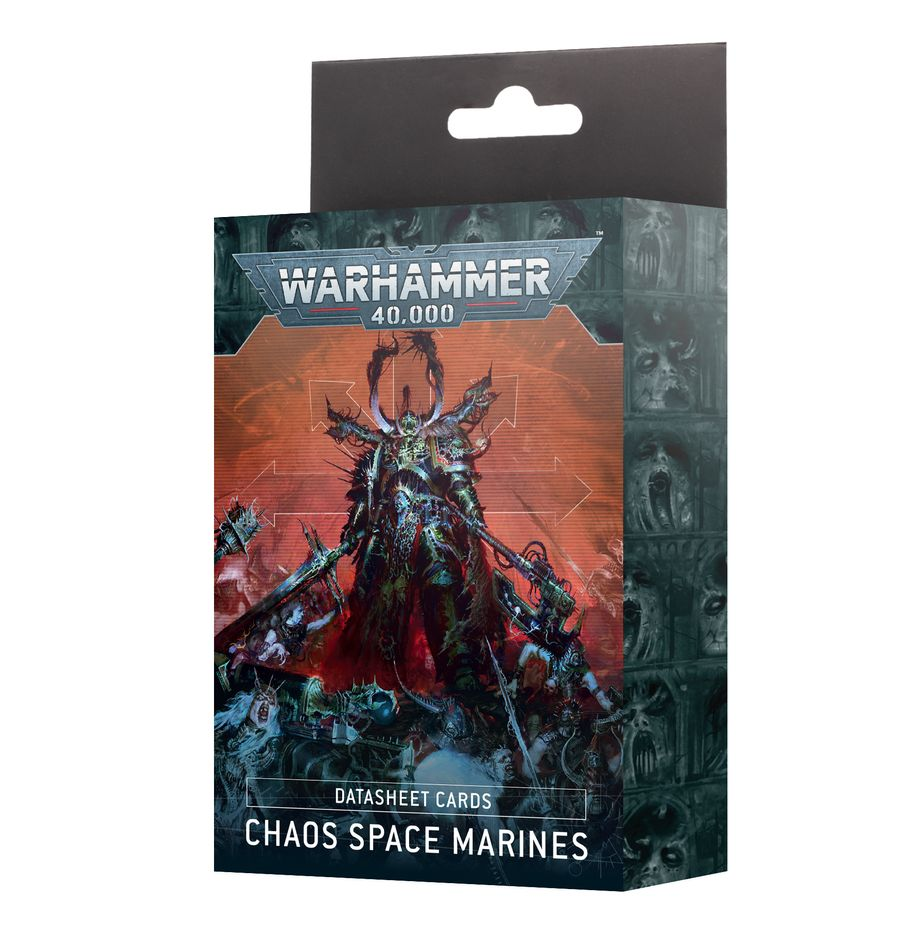 Warhammer 40K Datasheet Cards Chaos Space Marines (2024)