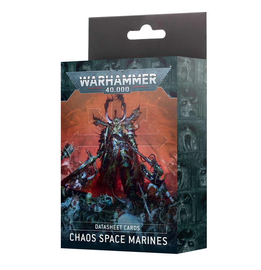 Warhammer 40K Datasheet Cards Chaos Space Marines (2025)