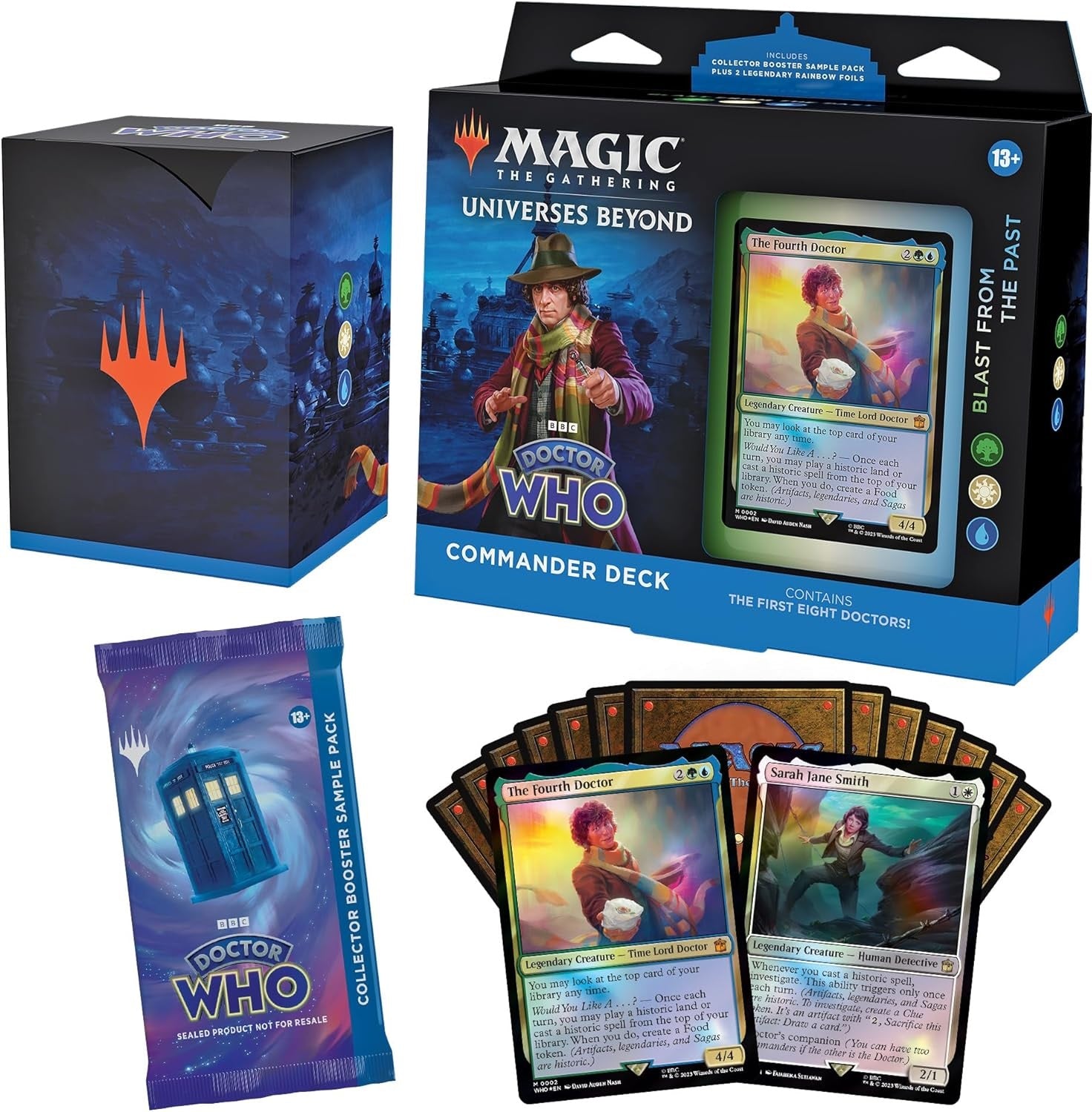Buy MTG: Doctor Who Commander Deck: Blast From The Past (Doctors 1-8) – Little Big Wars