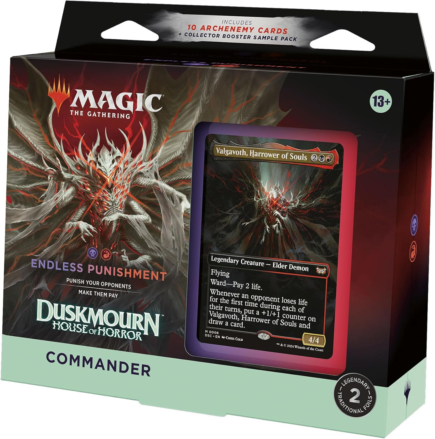 Duskmourn: Endless Punishment Commander Deck Magic: The Gathering | MTG Precon Little Big Wars Duskmourn: Endless Punishment Commander Deck Magic: The Gathering | MTG Precon Little Big Wars