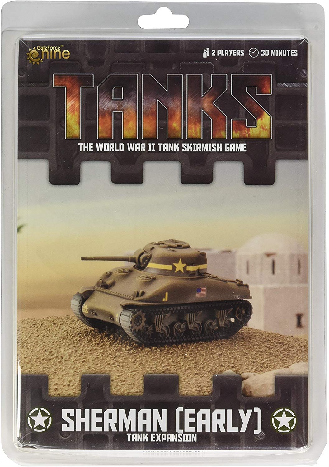Gale Force 9 Tanks the World War II Tank Skirmish Game American Sherman (Early)