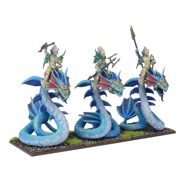 Kings of War Naiad Wyrmrider Regiment MGE KWN402