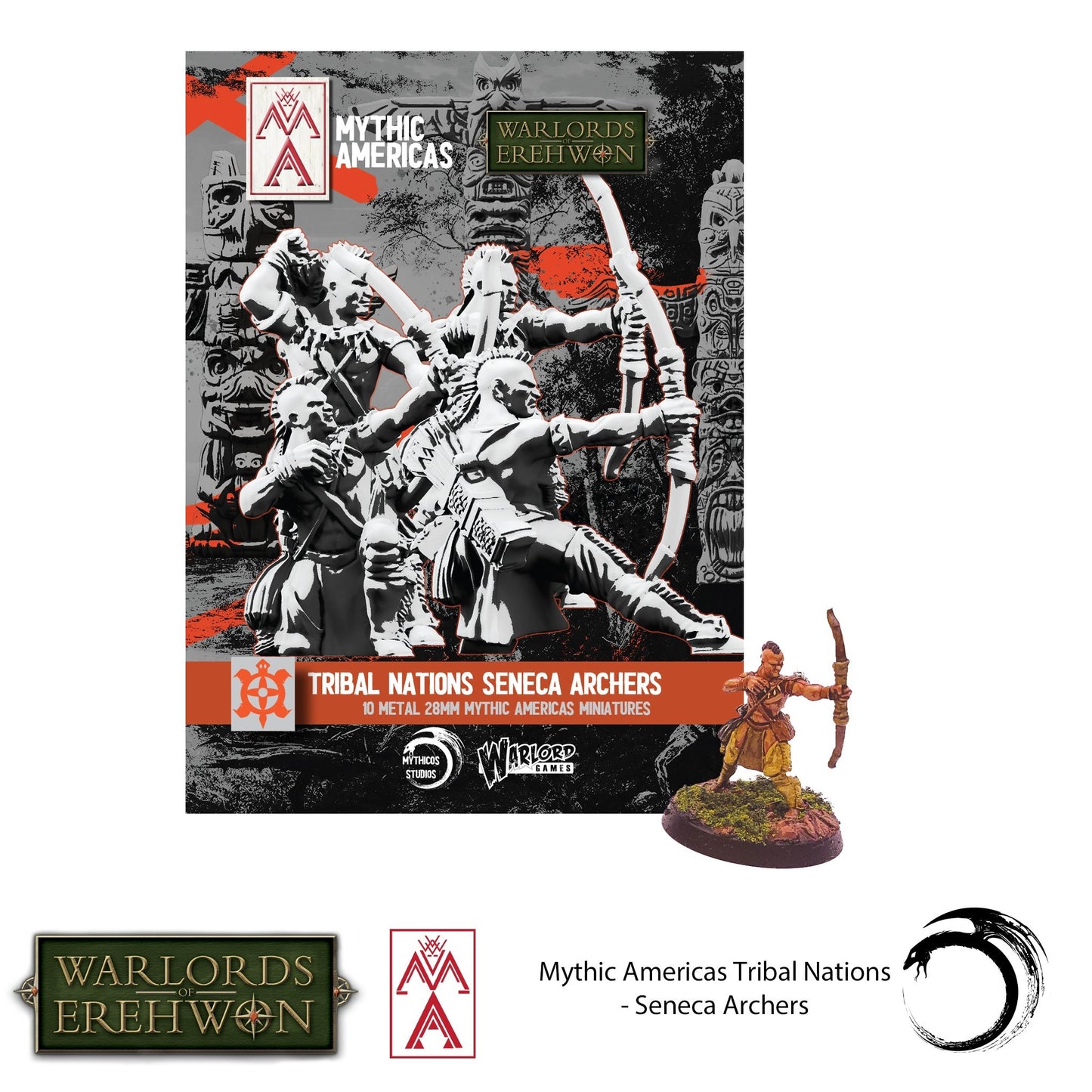 Warlord Games Mythic Americas 722214003 28mm Tribal Nations Seneca Archers