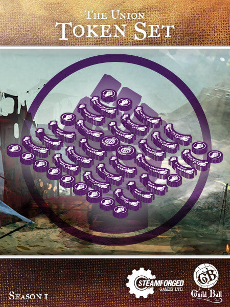 The Union Token Set Season 1 Guild Ball Steamforged Games BACC01-026