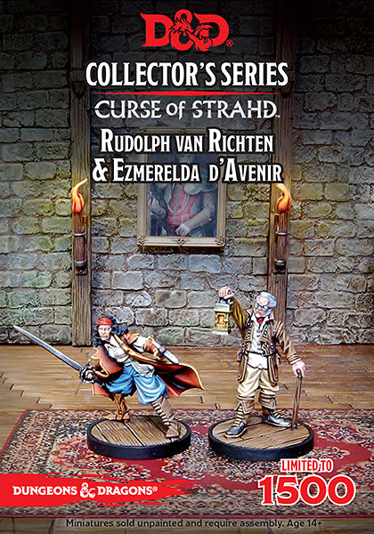 D&D Collector's Series Rudolph Van Richten & Ezmerelda D'Avenir GF9 71051