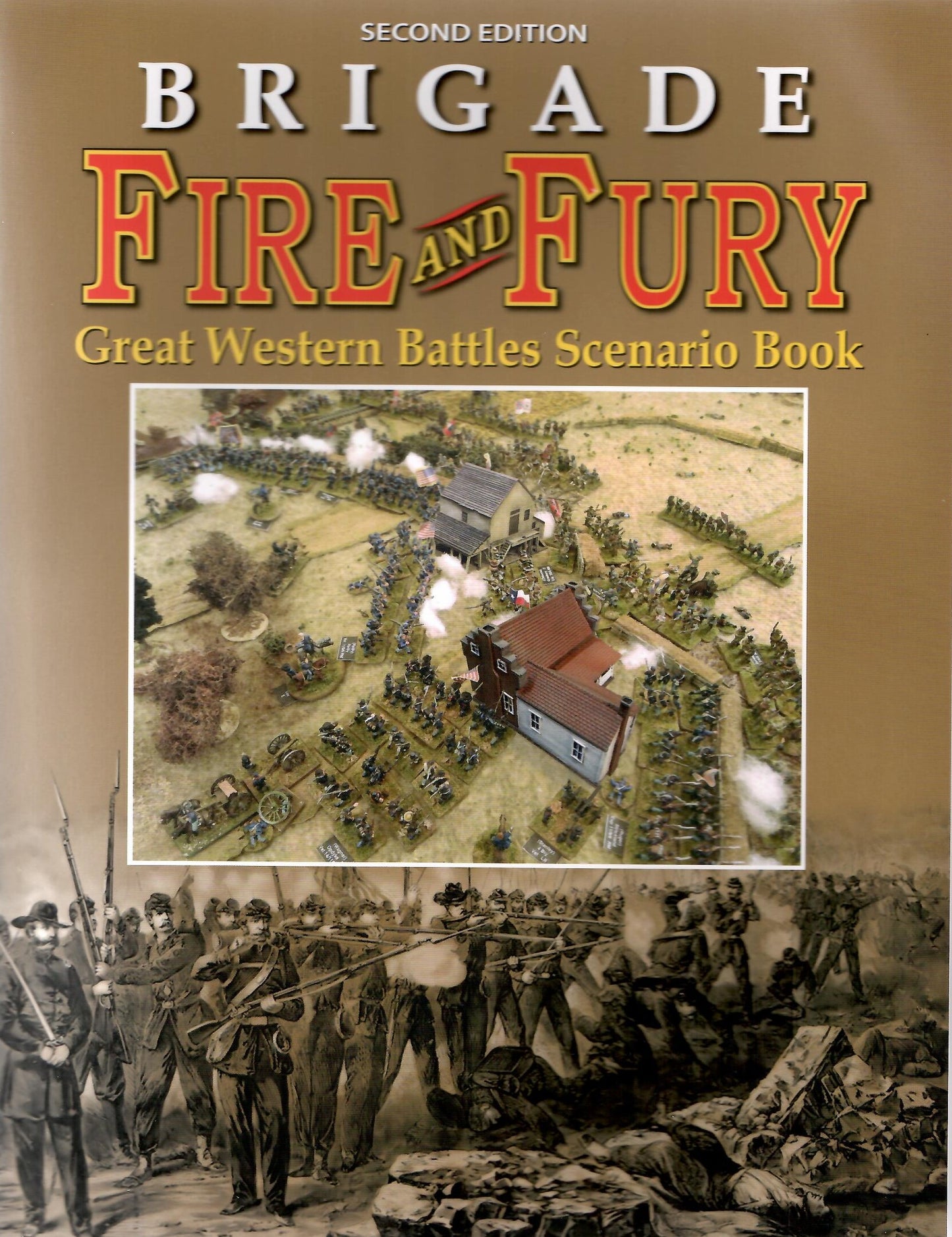 Brigade Fire and Fury Great Western Battles Scenario Book 2nd Edition FNF GWB