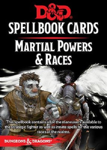 Gale Force Nine D&D Martial Powers & Races Spellbook Cards Version 3 C56670000