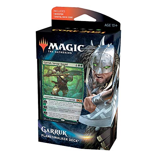 Magic The Gathering Garruk Savage Herald Planeswalker Deck includes Booster Pack