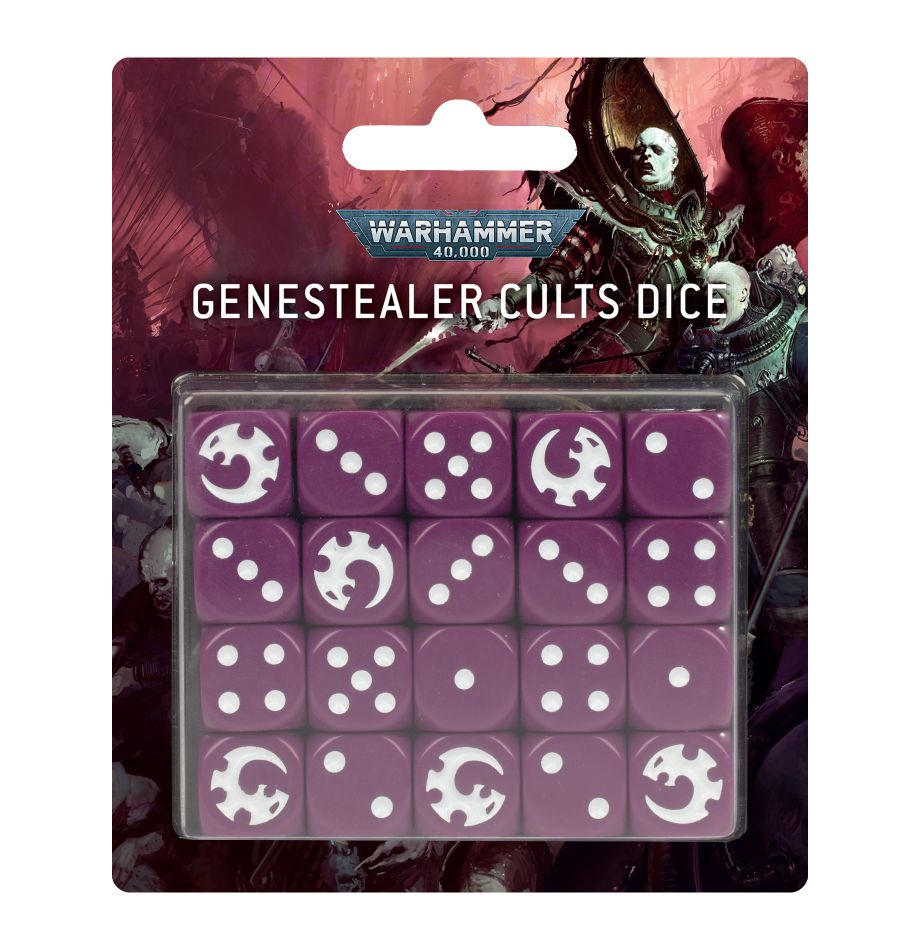 Games Workshop Warhammer 40k Genestealer Cult Dice Set 65-17