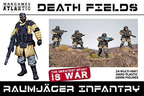 Death Fields Raumjäger Infantry Minature Game Models