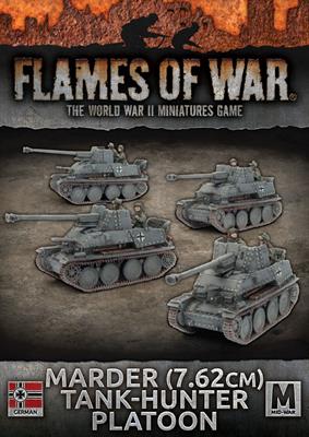 Battlefront Flames of War German Marder 7.62cm Tank-Hunter Platoon FOW GBX110