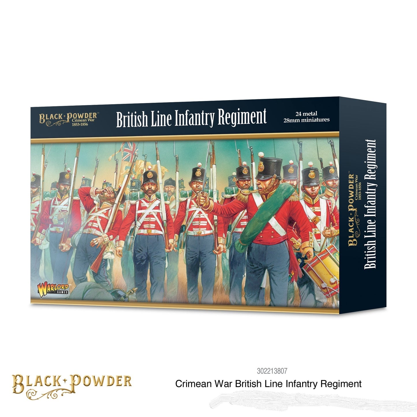 Warlord Games Crimean War British Line Infantry 24 metal 28mm Miniatures