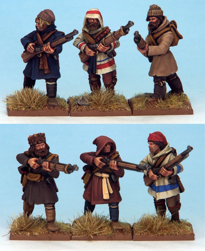 Studio Tomahawk Muskets & Tomahawks French Canadian Militia Pack 1