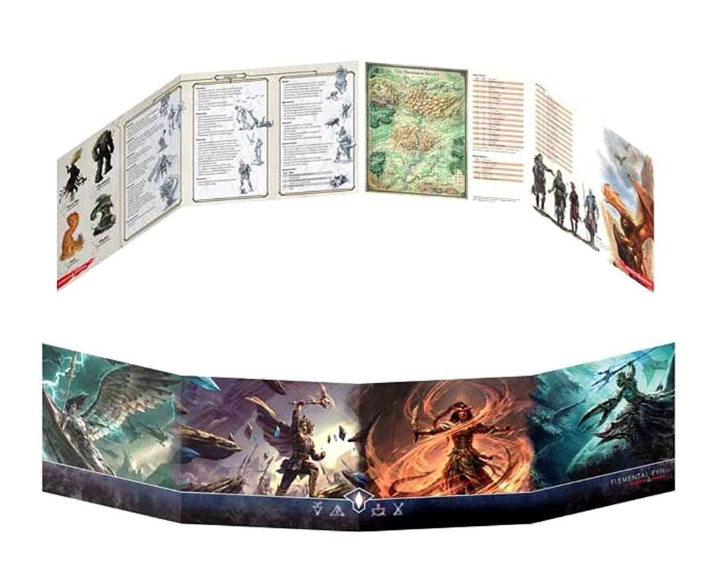 Gale Force Nine Dungeons & Dragons Princes of the Apocalypse DM Screen GF9 73702