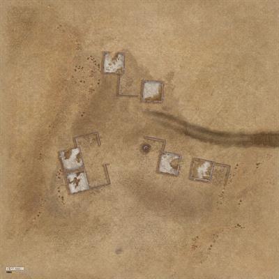 Galeforce Nine Tanks Game Mat El Guettar 36in by 36in TANKS52