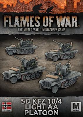Battlefront Miniatures Flames of War German Sd Kfz 10/4 Light AA Platoon GBX111