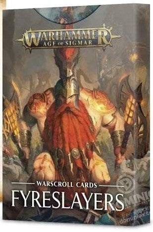 Games Workshop Warhammer Age of Sigmar Fyreslayers Warscroll Cards 84-04-60