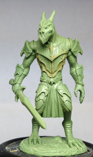Buy Male Dragonkin Warrior Miniature Visions in Fantasy Dark Sword ...