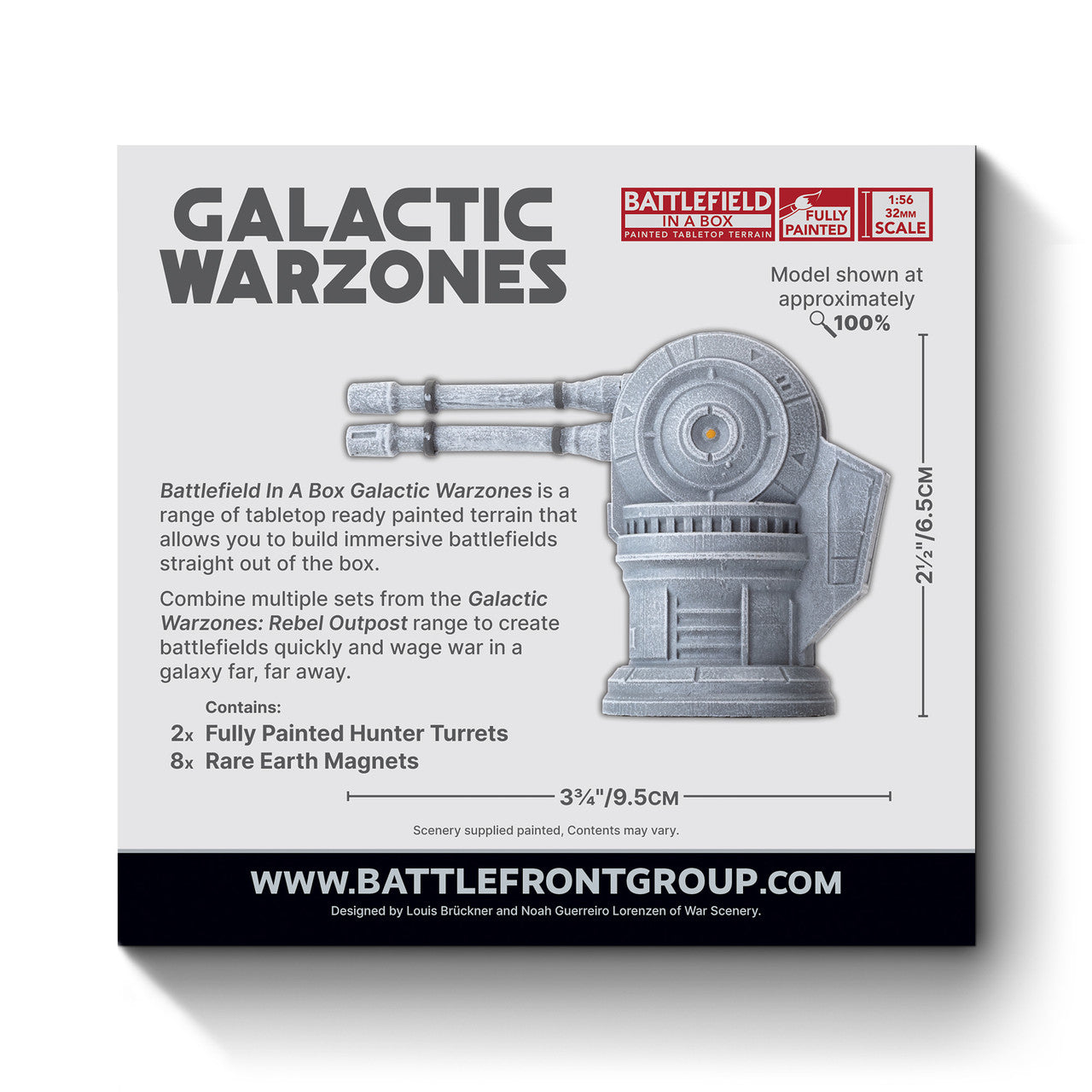 Galactic Warzones: Rebel Outpost - Hunter Turrets (x2) BB746