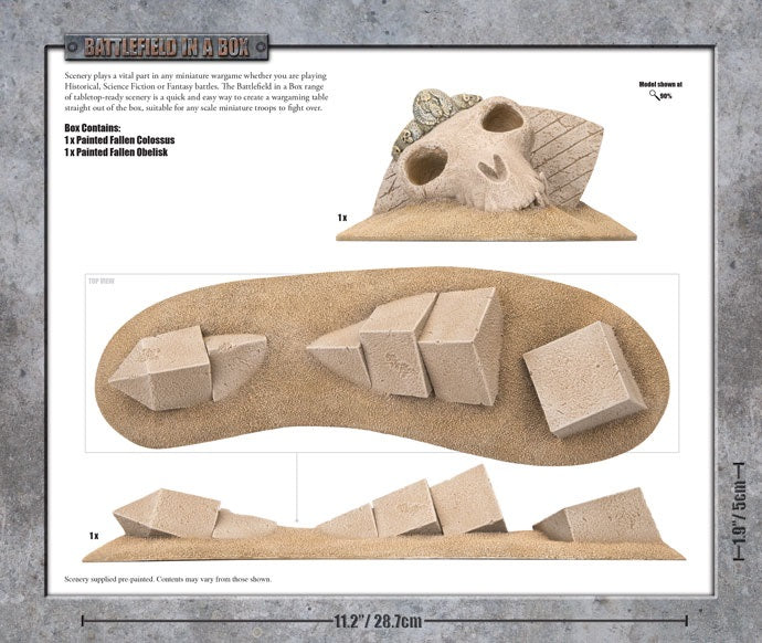 Gale Force Nine Battlefield in a Box: Forgotten City Riddling Sphinxes Gale Force Nine Battlefield in a Box: Forgotten City Riddling Sphinxes