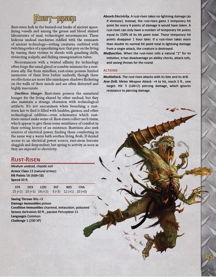 5e mechanical monsters Legendary Bestiaries D&D 5E