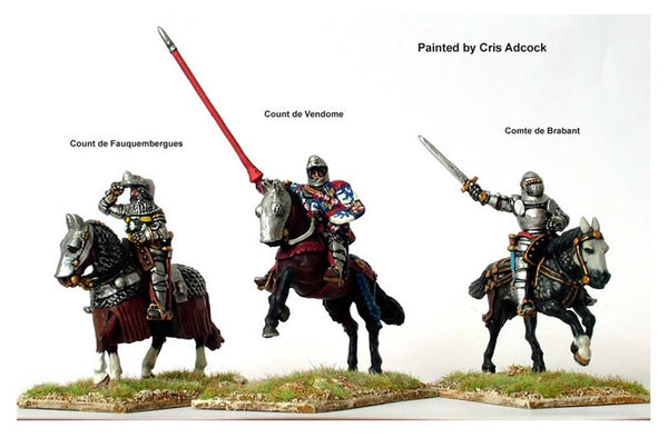 Perry Miniatures: French Command at Agincourt (Mounted)
