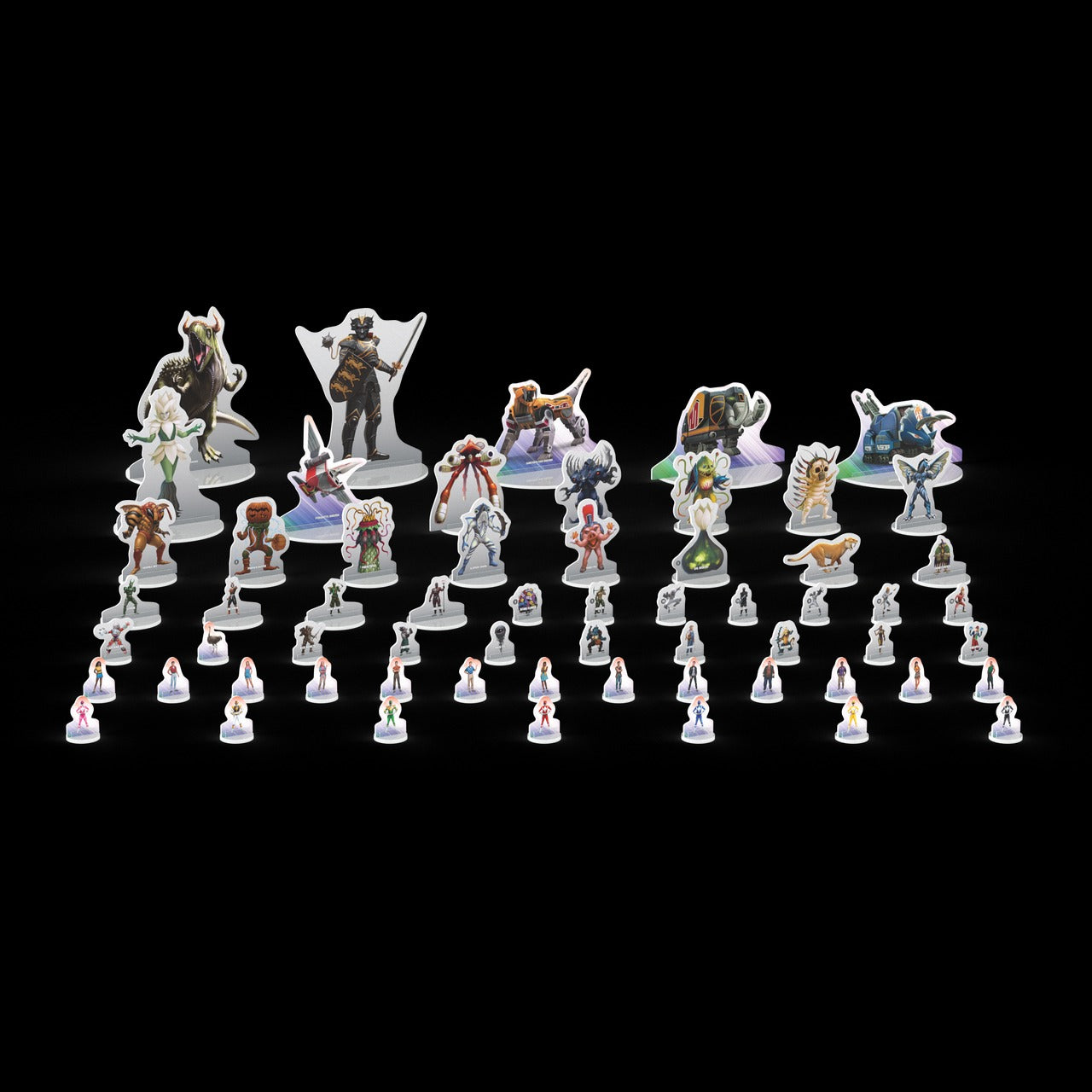 Renegade Game Studios Power Rangers Rpg Standee Pack 1 Ren 02532