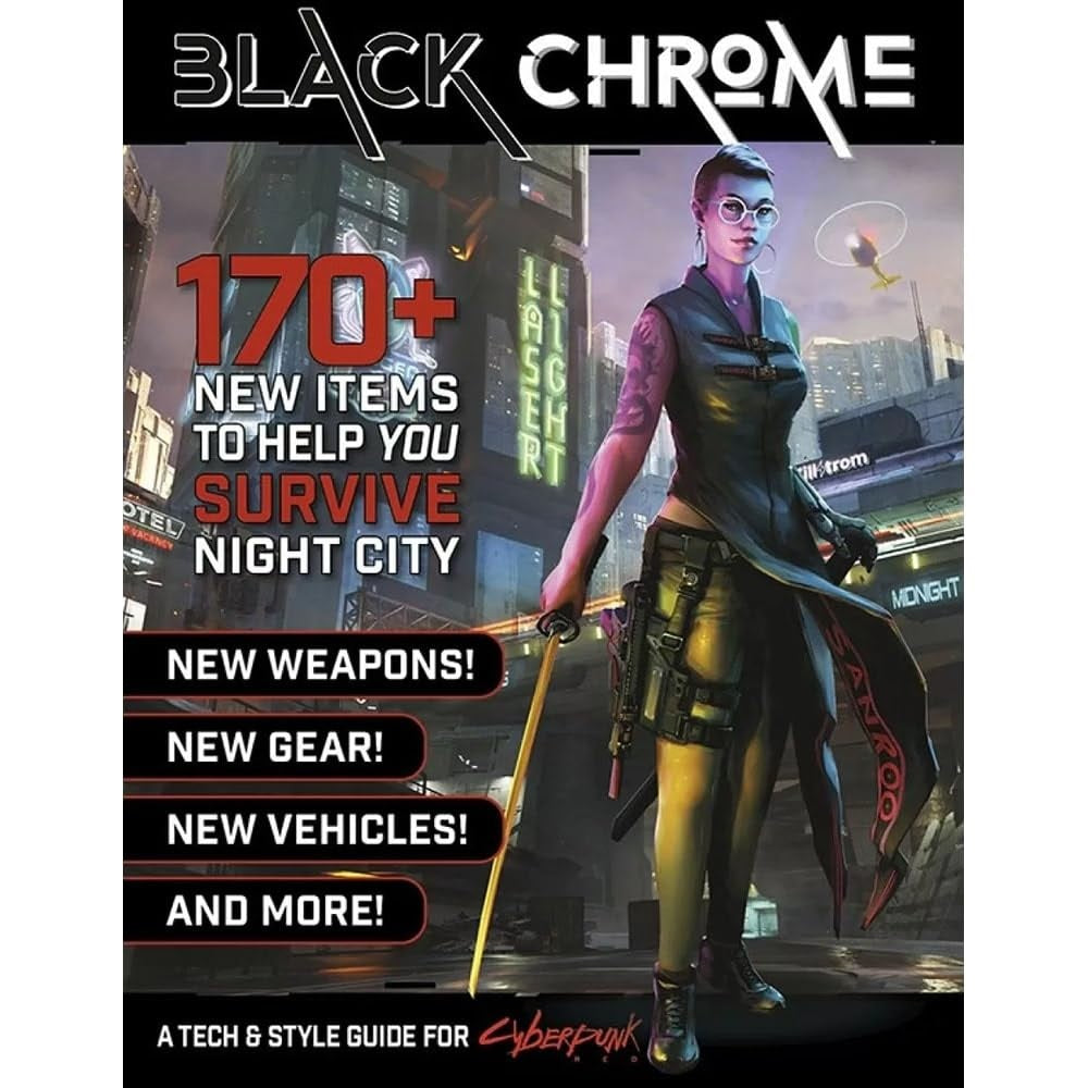 Cyberpunk Red: Black Chrome Tech & Style Guide