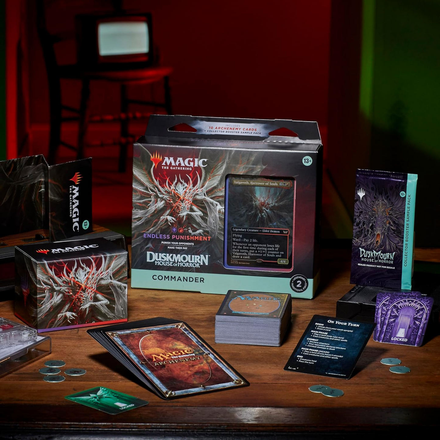 Duskmourn: Endless Punishment Commander Deck Magic: The Gathering | MTG Precon Little Big Wars Duskmourn: Endless Punishment Commander Deck Magic: The Gathering | MTG Precon Little Big Wars