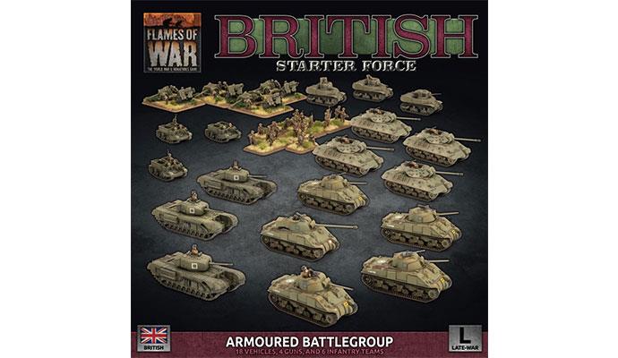 Battlefront Flames of War British Starter Force Armoured Battlegroup FOW BRAB12