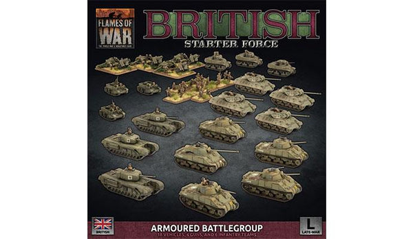 Battlefront Flames of War British Starter Force Armoured Battlegroup FOW BRAB12