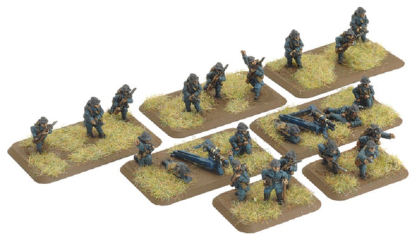 Battlefront Miniatures Flames of War French Companie de Fusiliers HQ FOW GFR701