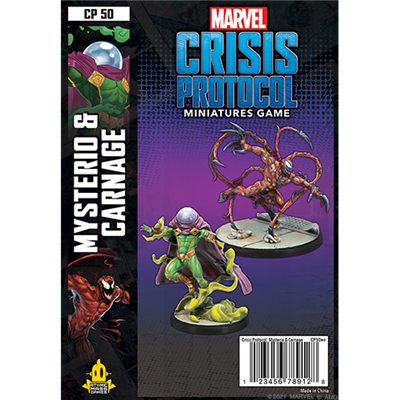 Marvel Crisis Protocol Mysterio and Carnage AMG CP50