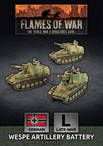 Battlefront Miniatures Flames of War German Wespe Artillery Battery FOW GBX155