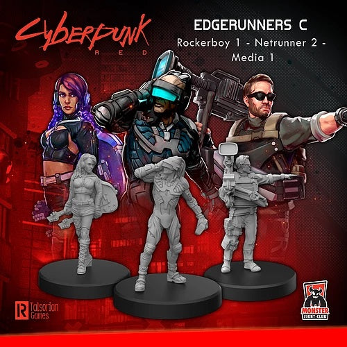 Monster Fight Club Cyberpunk Red 28mm RPG Miniatures Edgerunners C