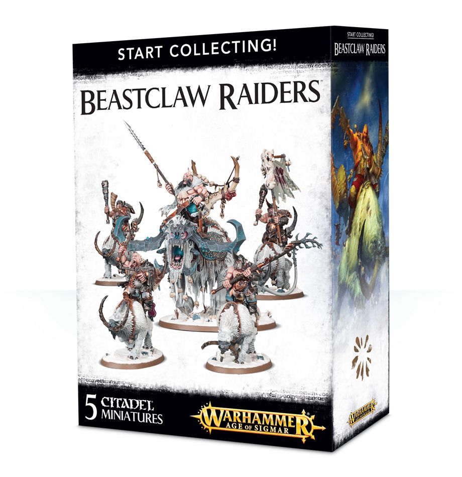 Warhammer Age of Sigmar Start Collecting! Beastclaw Raiders GWS 70-86