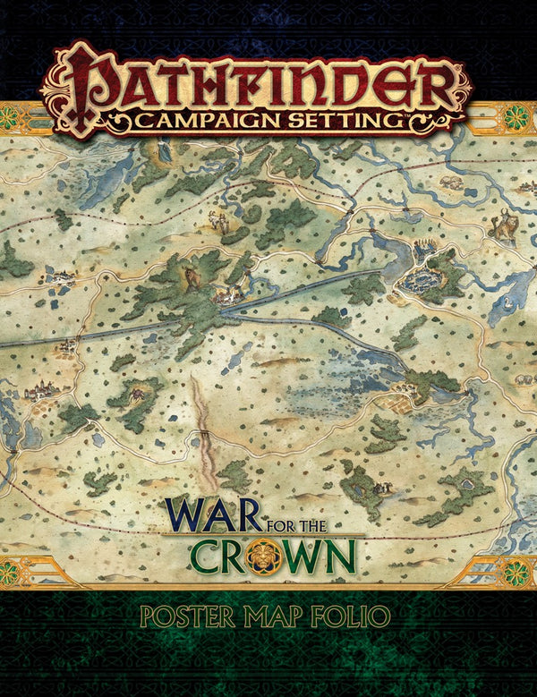 Paizo Pathfinder Campaign Setting: War for the Crown Map Folio PZO 92110