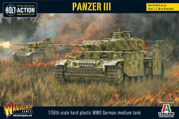 Panzer III Miniature Ausf. J L M N Bolt Action Warlord Games 402012004