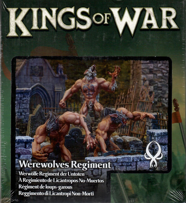 Mantic Games Kings of War Undead Werewolves Regiment MGKWU17-1