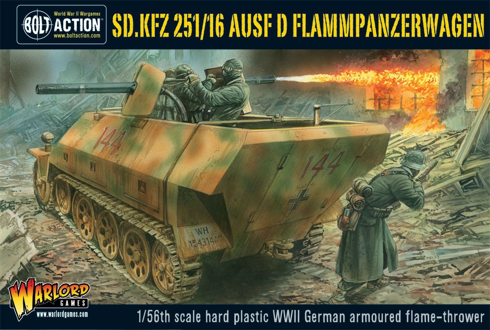 Warlord Games Bolt Action Sd.Kfz 251/16 Ausf D Flammpanzerwagen 402012006