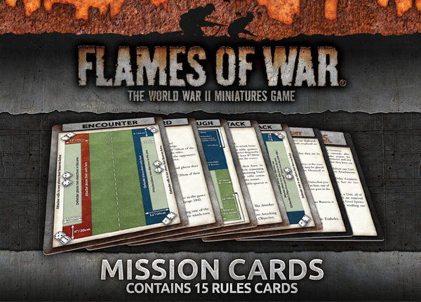 Flames of War WWII 4th Edition Mission Cards FW007-M