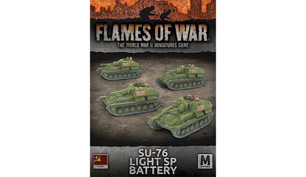 Flames of War: Soviet SU-76 Light SP Battery SBX61