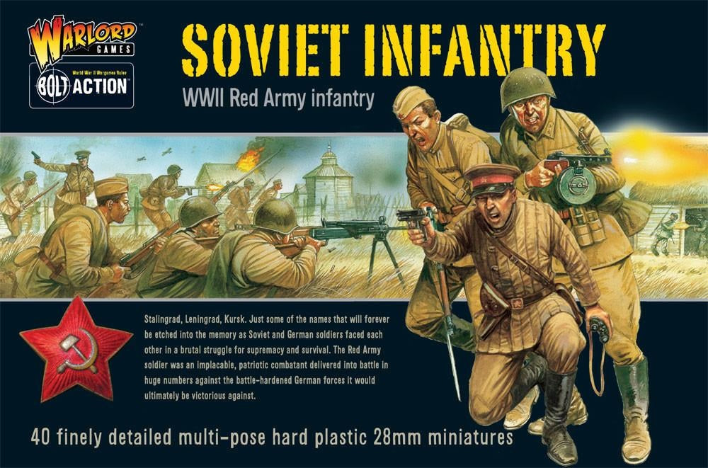 Warlord Games Bolt Action Soviet Infantry WWII Red Army WLG 402014003