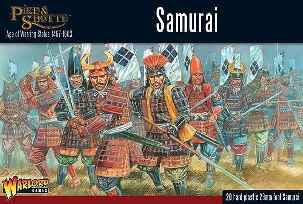 Warlord Games Plastic (20) 28mm Samurai on Foot 202014004