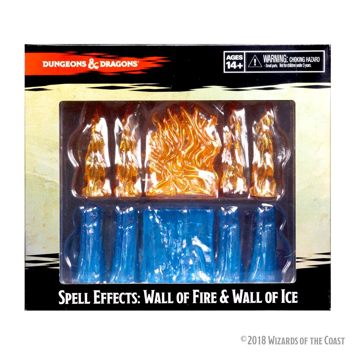 WizKids Dungeons & Dragons Spell Effects Wall of Fire & Wall of Ice WZK 73107