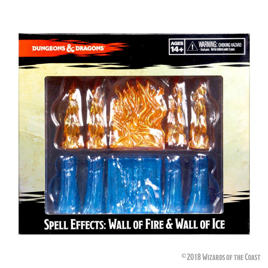 WizKids Dungeons & Dragons Spell Effects Wall of Fire & Wall of Ice WZK 73107
