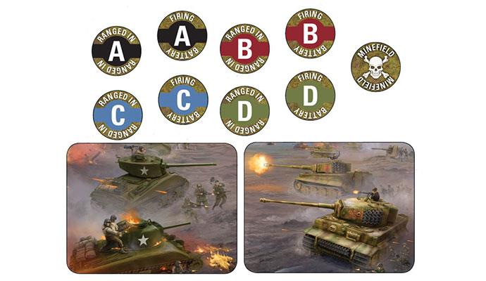 Battlefront Miniatures Flames of War Late-War Mission Token Set FOW TK103