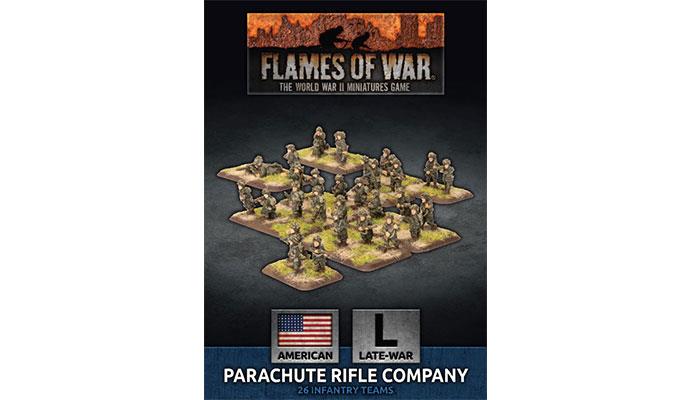 Flames of War Late War American Parachute Rifle Company (Plastic) UBX64