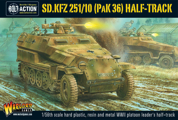 Warlord Games Bolt Action German Sd.Kfz 251/10 Pak 36 Half-Track WLG WGBWM502