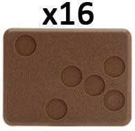 Battlefront Miniatures Flames of War 16 Large Bases with 6 Holes FOW XX109